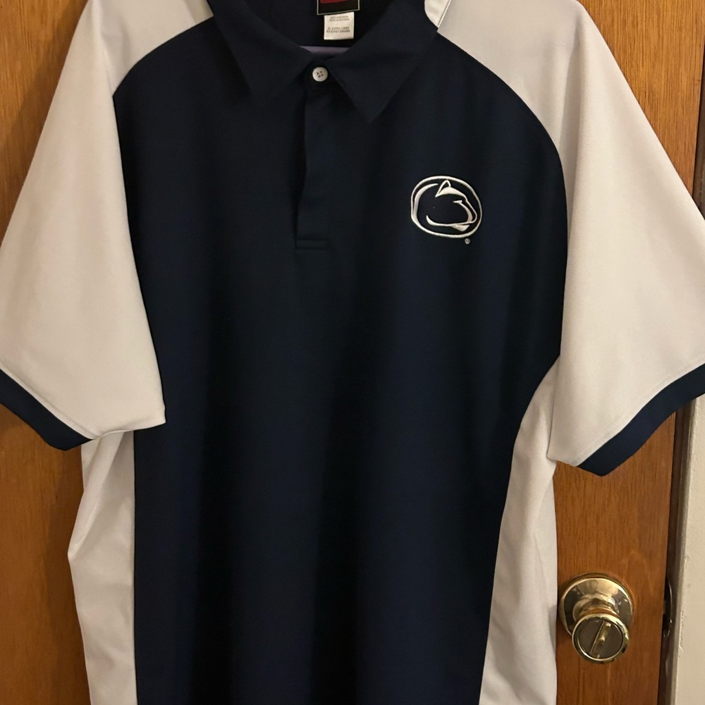 Penn state polo shirt genuine stuff nittany lions golf shirt performance mens XL